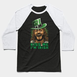 Kiss Me I'm Irish // Danny Fan Art Baseball T-Shirt